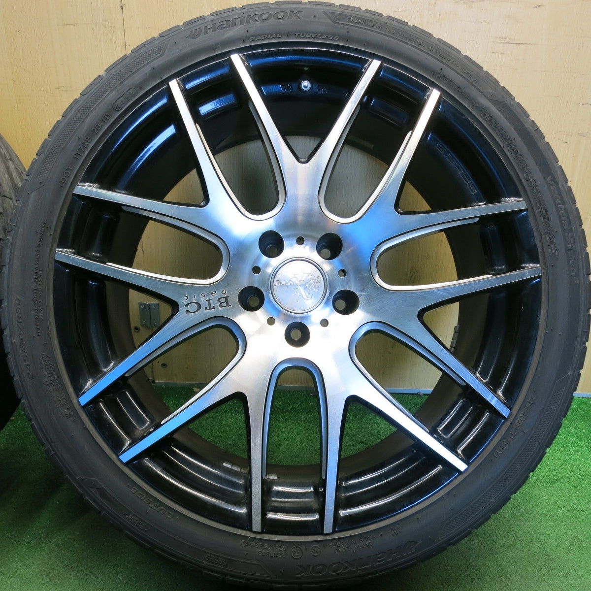 4本価格！23年★Balken BTC basic 245/40R20 ハンコック ベンタス S1 evo3 ヴァルケン 20インチ PCD114.3/5H★6051707HAノ