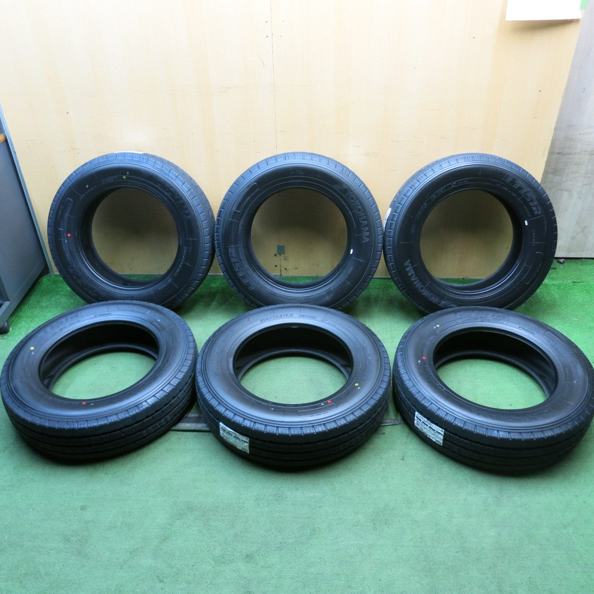 未使用！25年！6本★トラック タイヤ 205/70R17.5 115/113N ヨコハマ LT151R 17.5インチ★5100408HAノタ