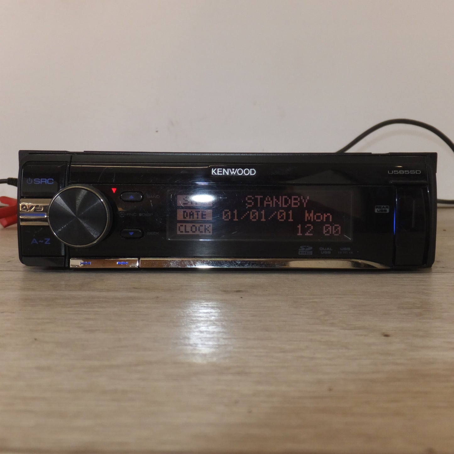 [送料無料] ★ケンウッド KENWOOD カーオーディオ 1DIN コンポ CD RECEIVER U585SD[80]★