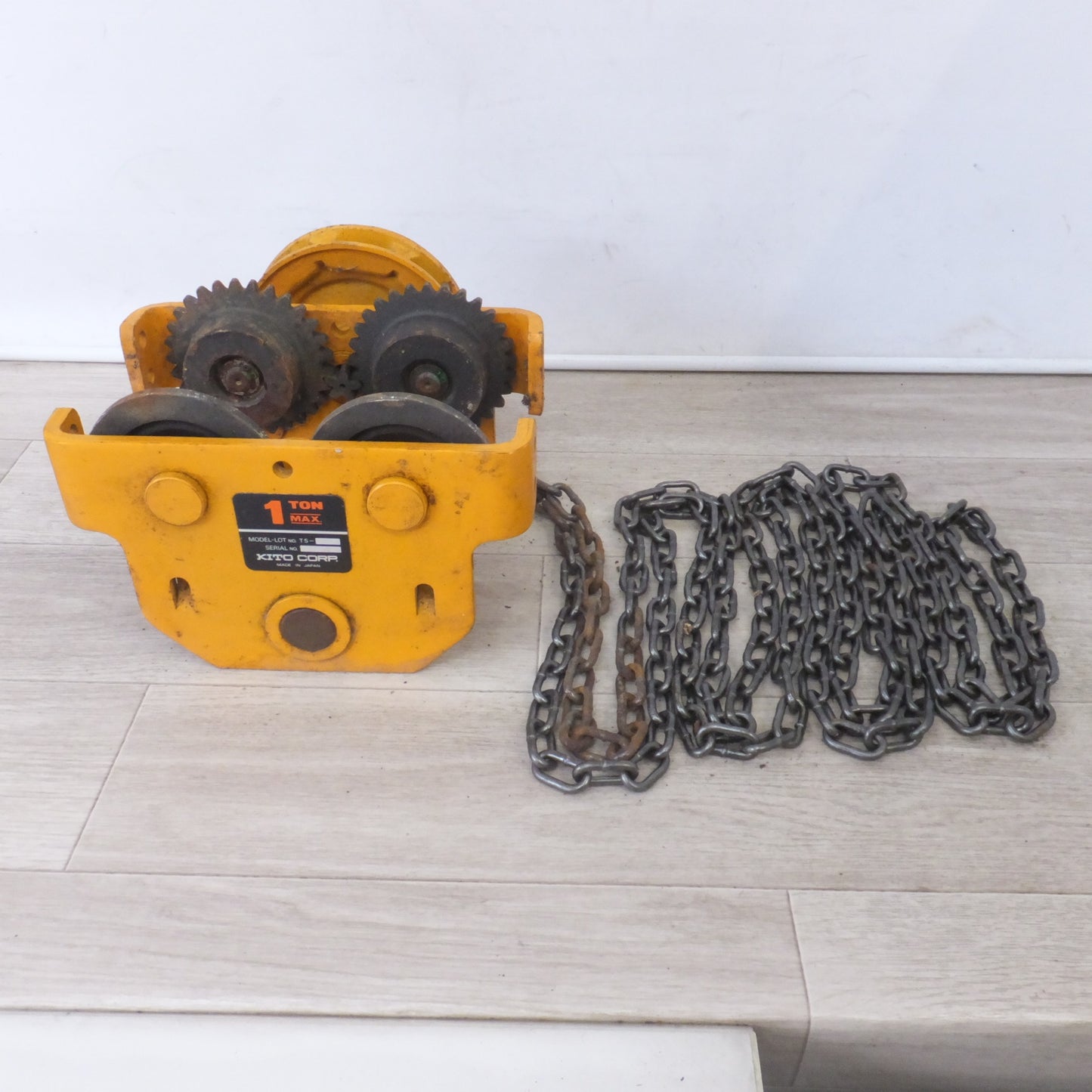 [送料無料] ★キトー KITO ギヤードトロリー TＳ-115 1TON MAX.★