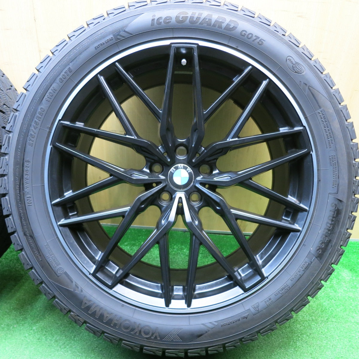 バリ溝！9.5分以上★BMW X5 G05 X7 G07 EUROBAHN nurburg MTX 275/45R20 スタッドレス ヨコハマ アイスガード G075 ユーロバーン ニュルブルグ 20インチ PCD112/5H★5122007HAス