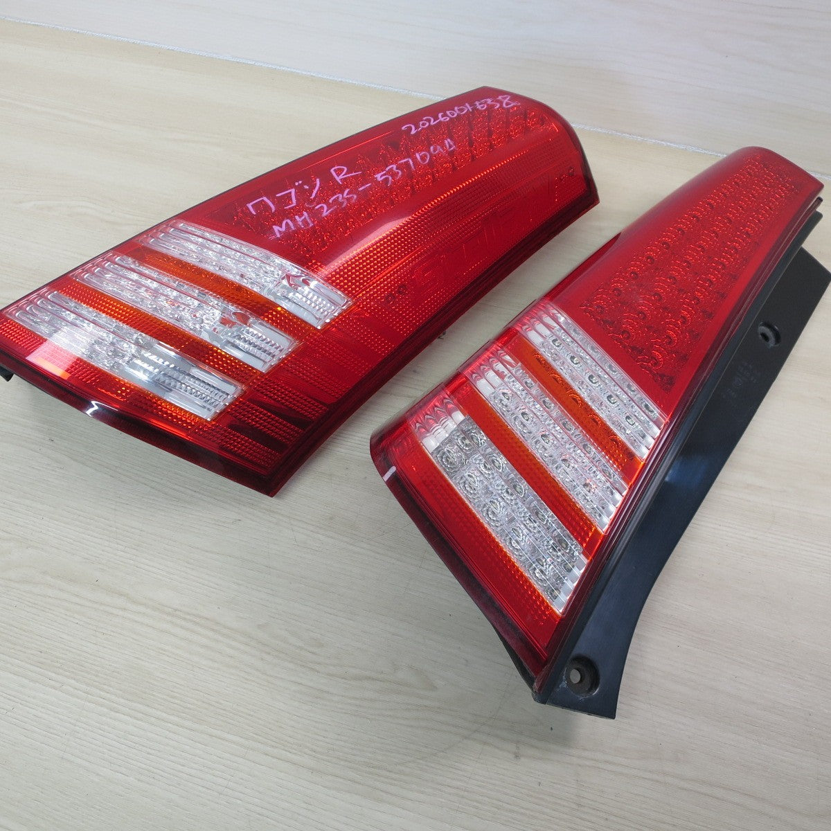 左右セット！キレイ♪スズキ MH23S ワゴンR StallarV LED テールライト AFSWT09 ステラファイブ テールランプ 照明 カー パーツ♪