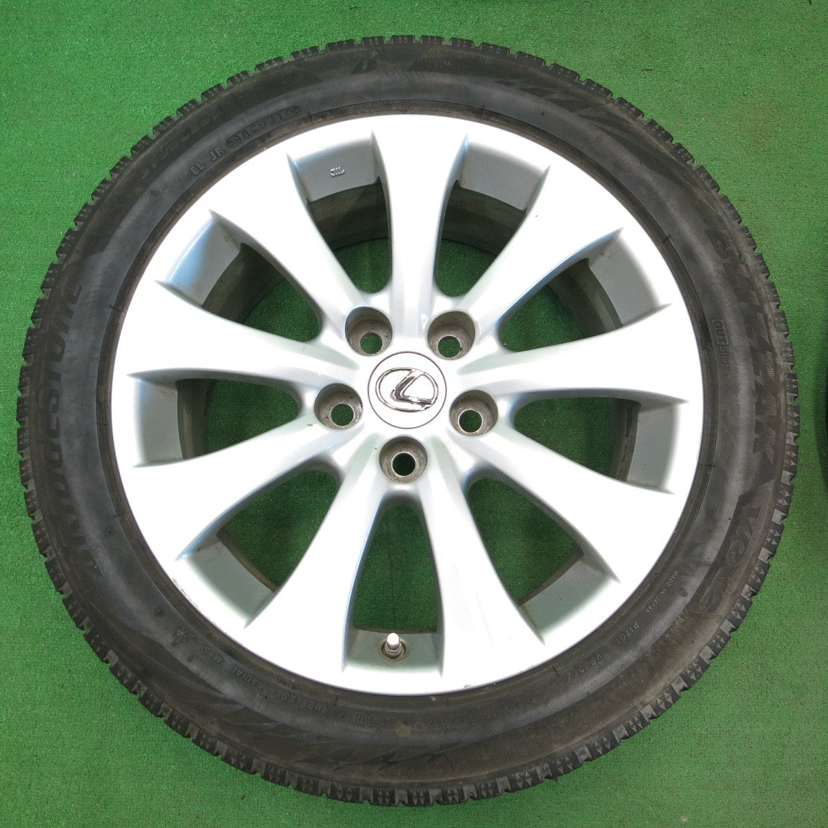 *送料無料* センサー付★レクサス RC300h GS300h 純正 225/50R17 スタッドレス ブリヂストン ブリザック VRX2 17インチ PCD114.3/5H★4052904ナス