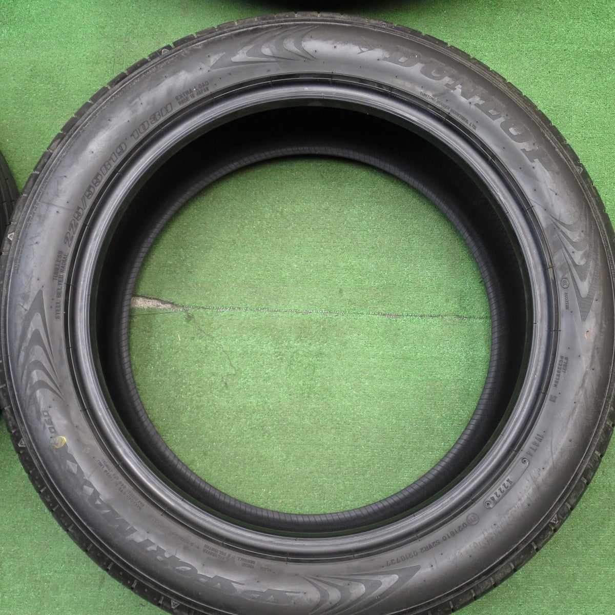 [送料無料] 新車外し！24年★225/55R19 ダンロップ SPスポーツマックス 060 タイヤ 19インチ 40系 アルファード ヴェルファイア等★5040502KKノタ