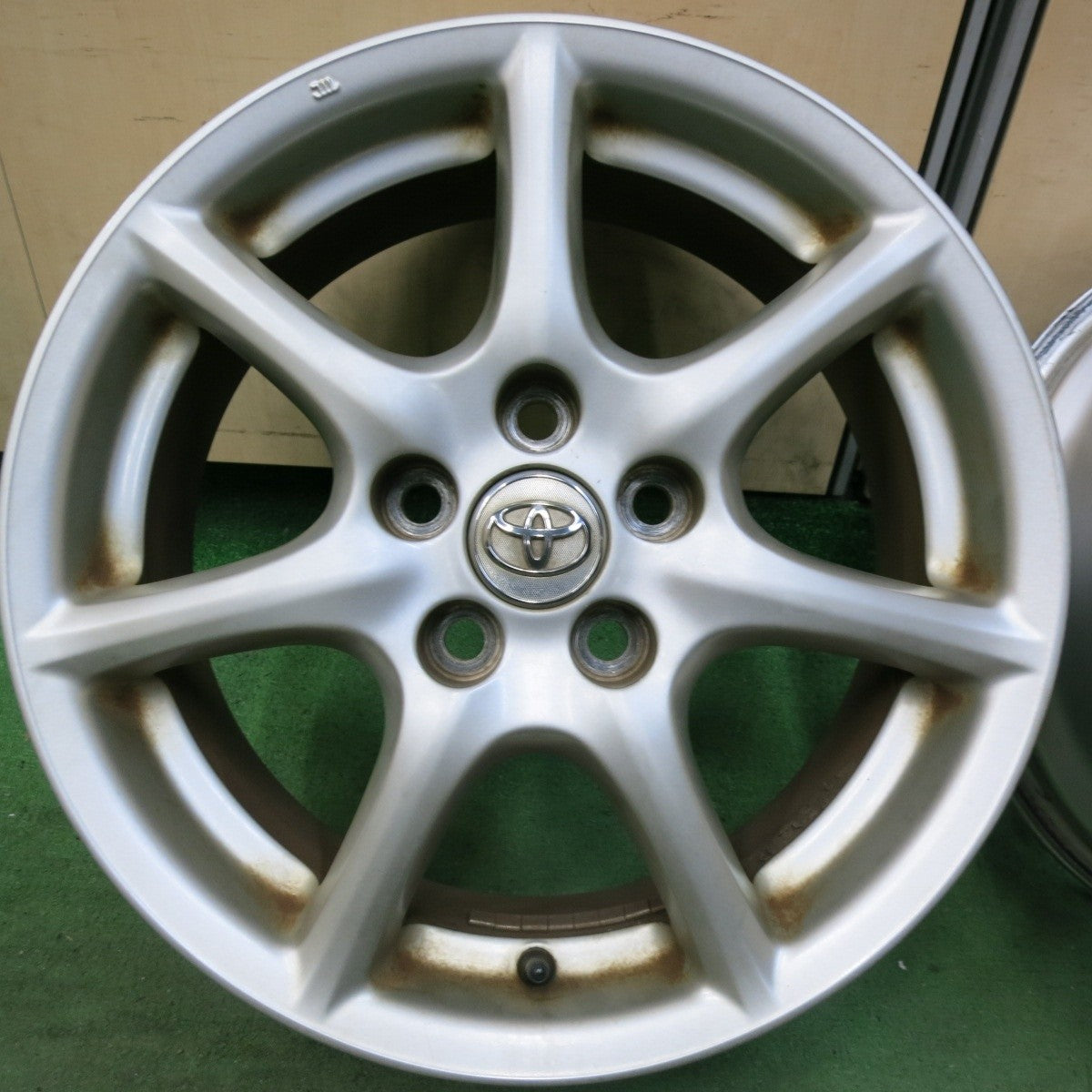 4本価格★トヨタ 50系 エスティマ 純正 ホイール 17インチ 17×7J PCD114.3/5H★5021406SYホ
