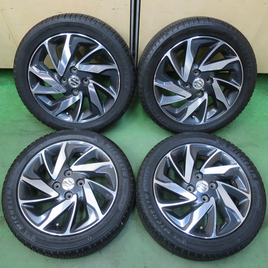 4本価格！21年★スズキ スペーシア カスタム 純正 165/55R15 ミシュラン エナジーセイバー4 15インチ PCD100/4H★5092308イノ