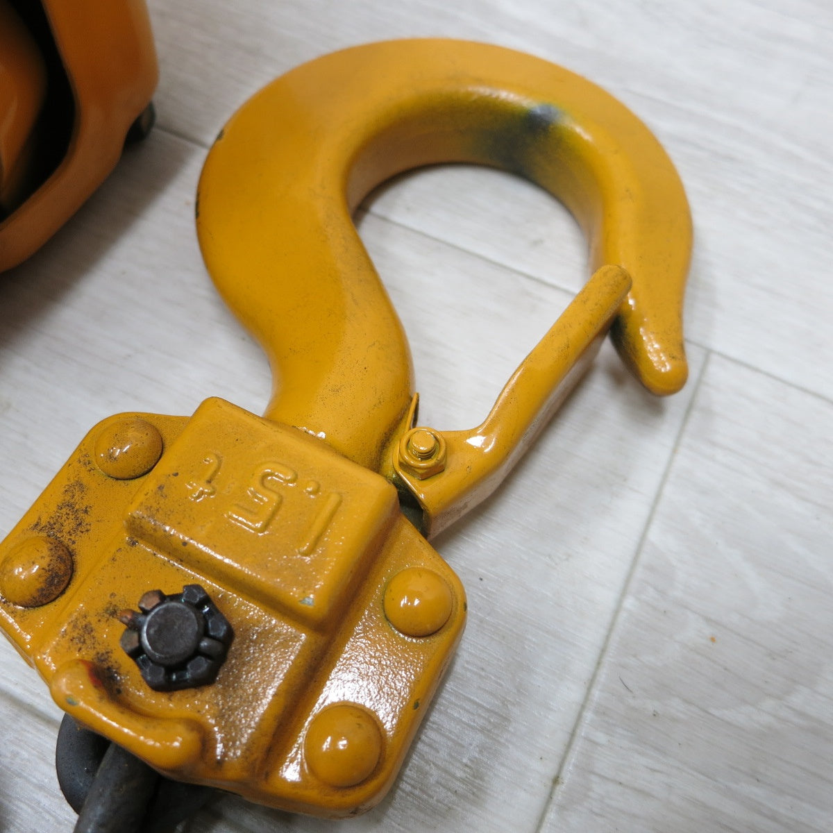 [送料無料] 未使用◆KITO キトー 手動式 チェーン ブロック M3型 1 1/2t 1.5ton 1.5トン 揚程 荷締め機 ガッチャ ホイスト ①◆