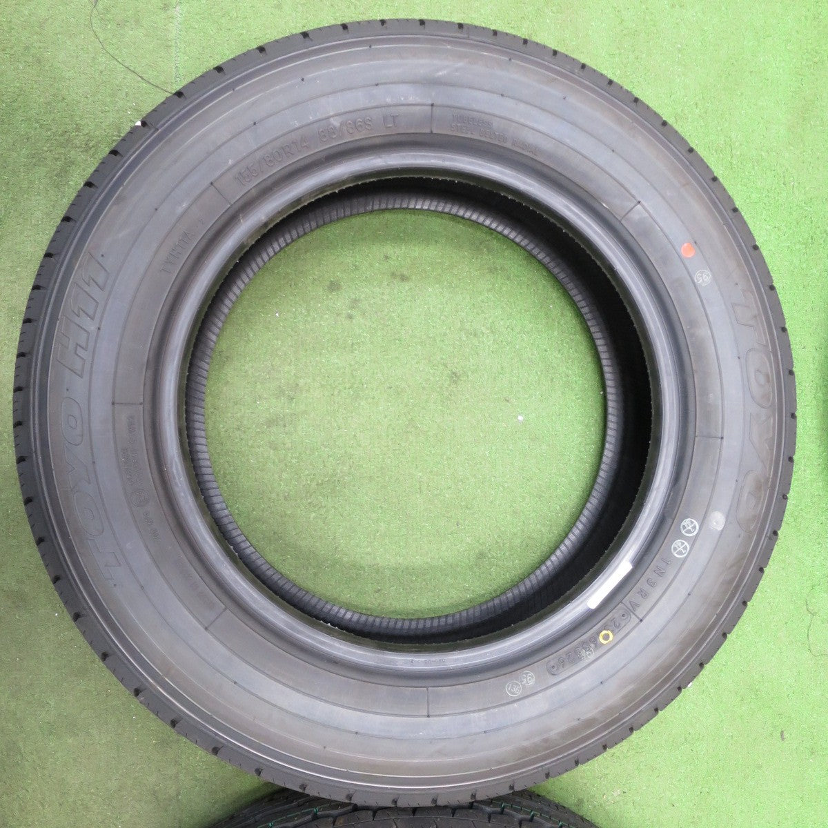 新車外し！26年★155/80R14 88/86S トーヨー H11 タイヤ 14インチ プロボックス サクシード 等★6042904NGノタ