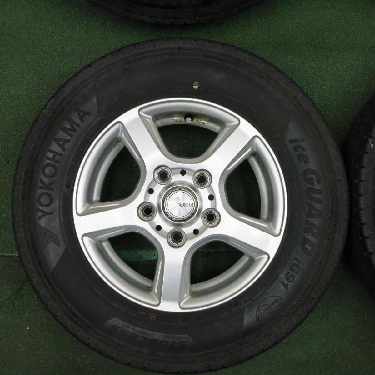 バリ溝！9分★スタッドレス 165/80R13 ヨコハマ アイスガード iG91 SIBILLA V88 シビラ 13インチ PCD114.3/5H★4040903TNス