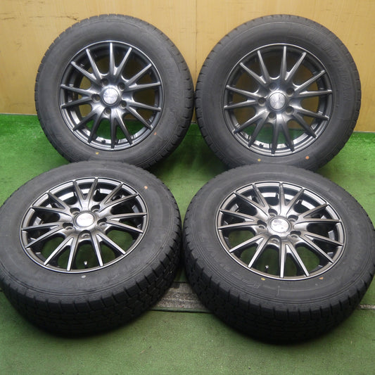 バリ溝！キレイ！8.5分★スタッドレス 195/65R15 グッドイヤー アイスナビ7 VELVA SPORT ヴェルヴァ 15インチ PCD114.3/5H★5092403Hス