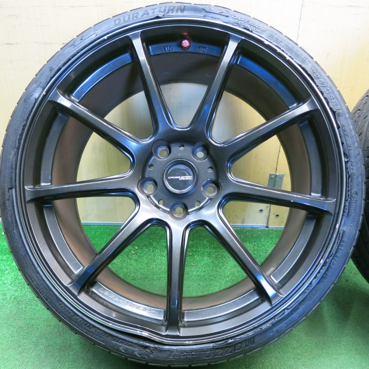 4本価格★235/35R19 CROSS SPEED HYPER Edition デュラターン MOZZO SPORT クロススピード 19インチ PCD114.3/5H★6051712HAノ