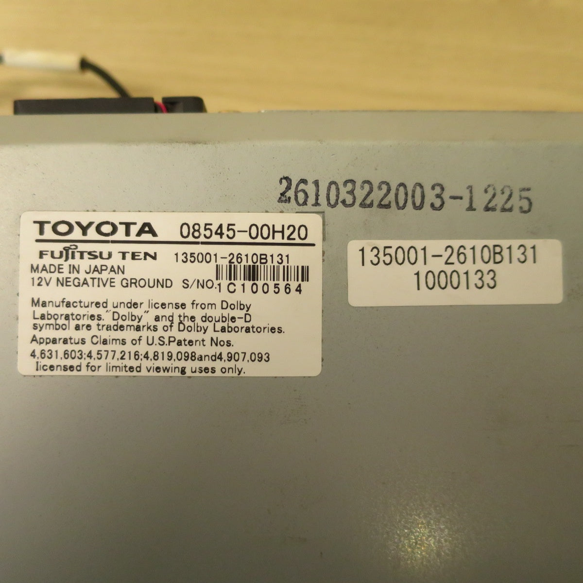♪トヨタ 純正 HDD ナビ カーナビ NHDT-W53 36037 08545-00H20 TOYOTA FUJITSU TEN♪ [送料無料]