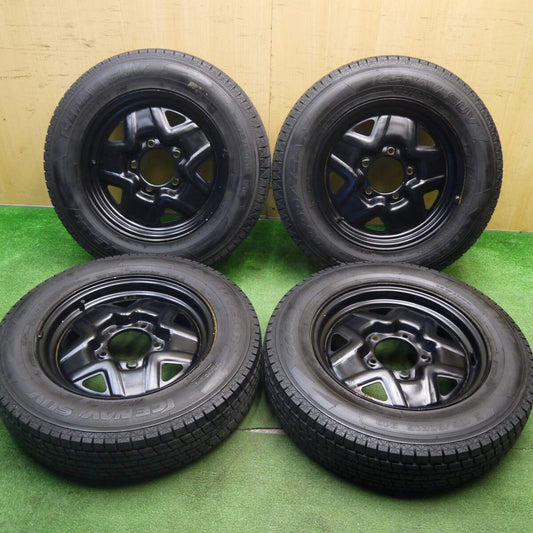 4本価格★スズキ JB64 ジムニー 純正 スチール 175/80R16 スタッドレス グッドイヤー アイスナビ SUV PCD139.7/5H★5031905Hス