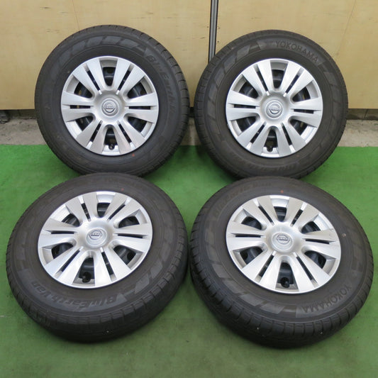 キレイ！22年★日産 NV350 キャラバン 純正 スチール 195/80R15 107/105N ヨコハマ BluEarth-Van RY55 15インチ PCD139.7/6H★6013102ナノ