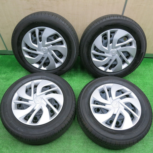 [送料無料] 新車外し！24年★ホンダ GB5 フリード 純正 スチール 185/65R15 ヨコハマ ブルーアース E50 E50C 15インチ PCD114.3/5H★4091602HAノ