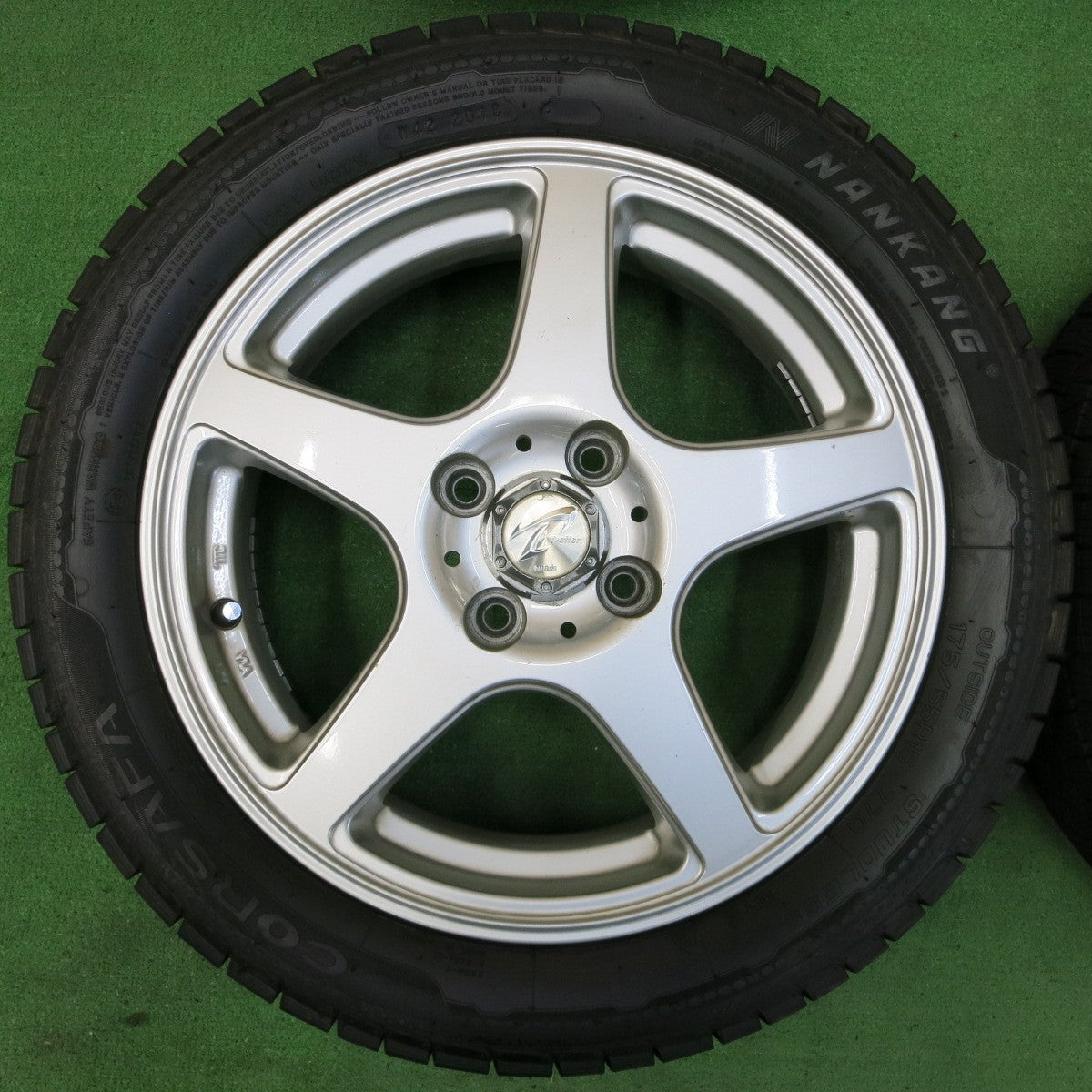 *送料無料* バリ溝！9.5分★三菱 アイ 用 145/65R15 175/55R15 スタッドレス ナンカン CORSAFA Treffer トレファー PCD100/4H★4053102イス