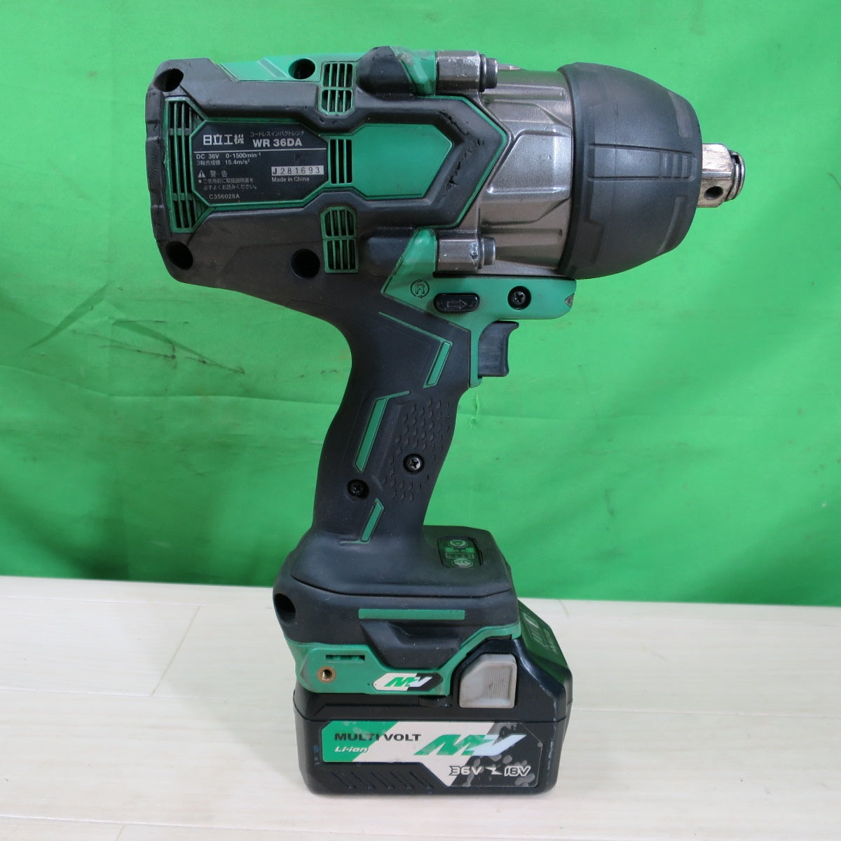 [送料無料] ☆日立 コードレス インパクトレンチ WR36DA 電動 工具 36V 充電式 バッテリー BSL36A18☆