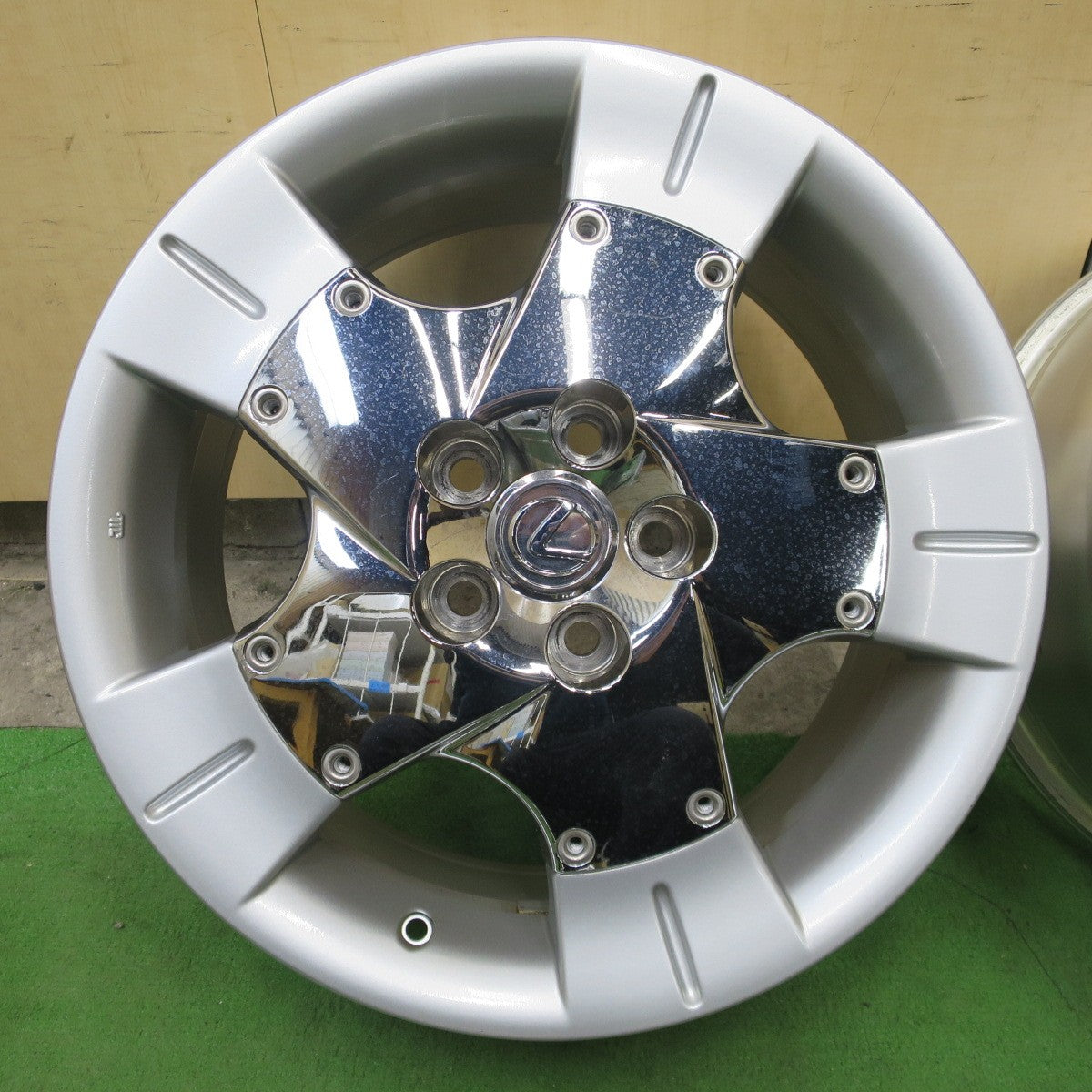 4本価格！付属品付き◎レクサス SC 430 トヨタ UZZ40 ソアラ 純正 ホイール 18インチ 18×8JJ PCD114.3/5H◎6092801NGホ