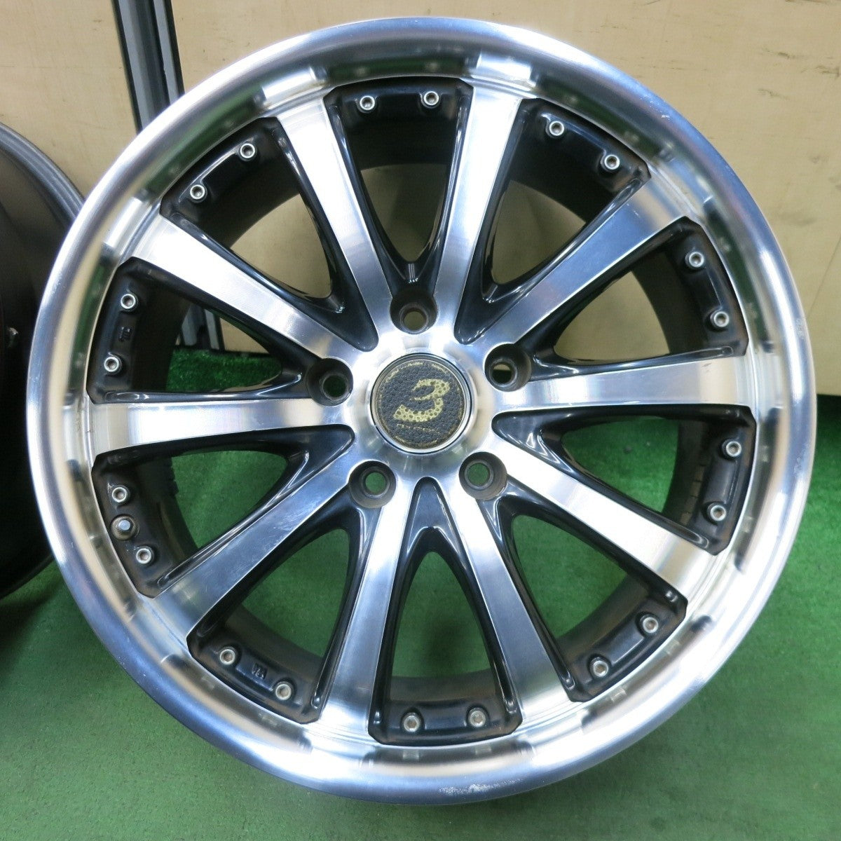 4本★LOXARNY EX BYRON STINGER BADX 17インチ ホイール ロクサーニ バイロン スティンガー 17×7J PCD114.3/5H★5031405SYホ