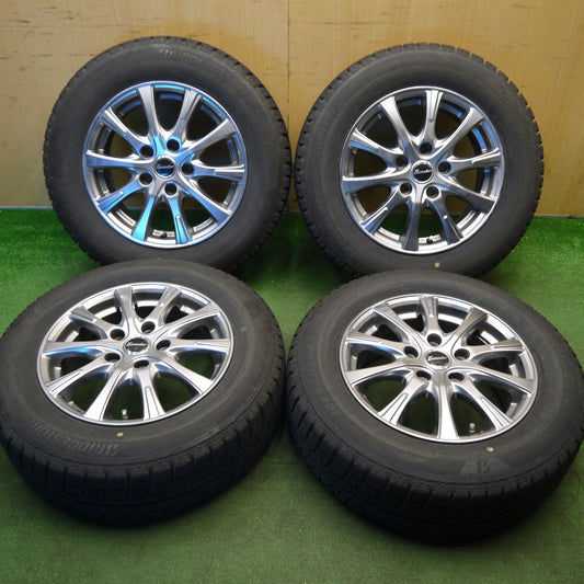 バリ溝！22年！キレイ！9分★スタッドレス 195/65R15 ブリヂストン アイスパートナー2 Exceeder エクシーダー 15インチ PCD114.3/5H★6032407Hス
