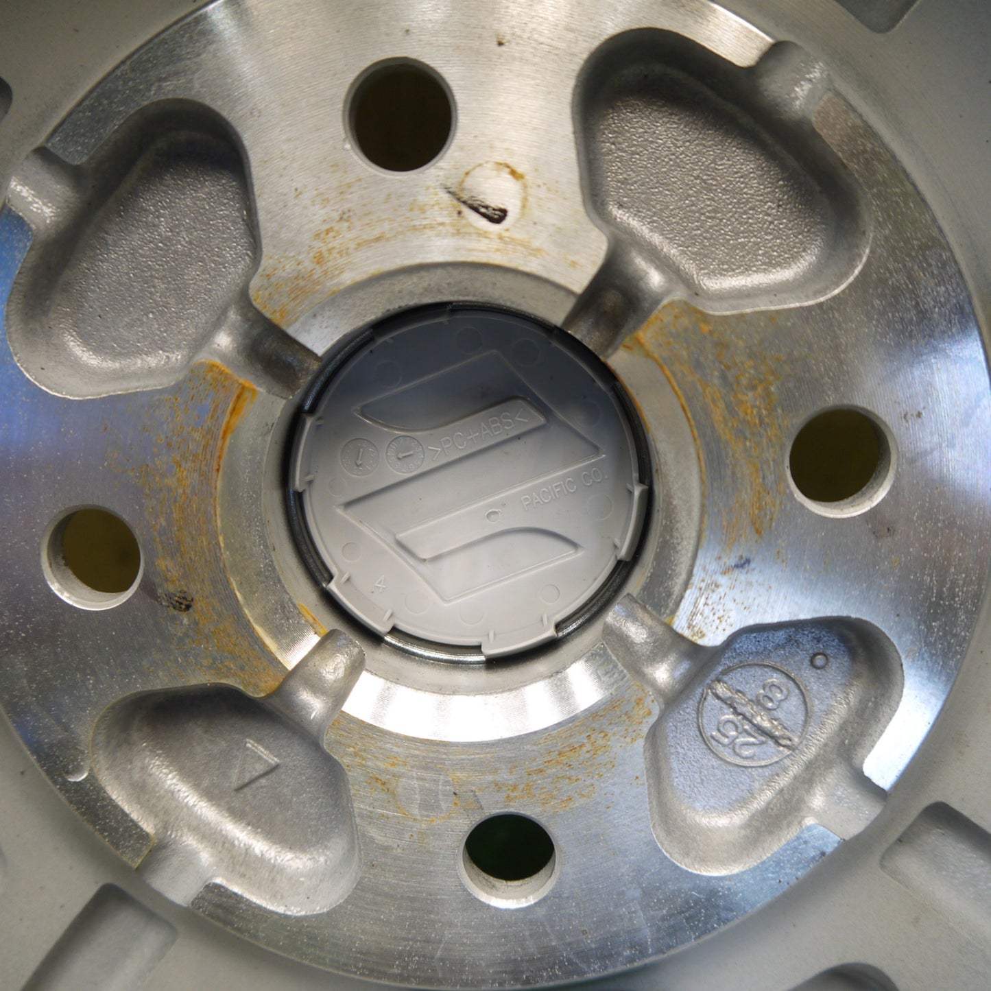 新車外し◎スズキ スペーシア ギア 純正 ホイール 14インチ 14×4.5J アルト ワゴンR ラパン 等 PCD100/4H◎6080503Hホ