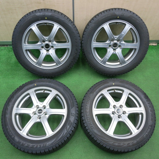 バリ溝！23年！9.5分★フォレスター 等 215/55R17 スタッドレス ブリヂストン ブリザック VRX2 BALMINUM バルミナ 17インチ PCD100/5H★5020301TNス