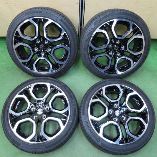 新車外し！24年★スズキ ZC33S スイフト スポーツ 純正 195/45R17 コンチネンタル コンチスポーツ コンタクト5 17インチ PCD114.3/5H★5041006イノ