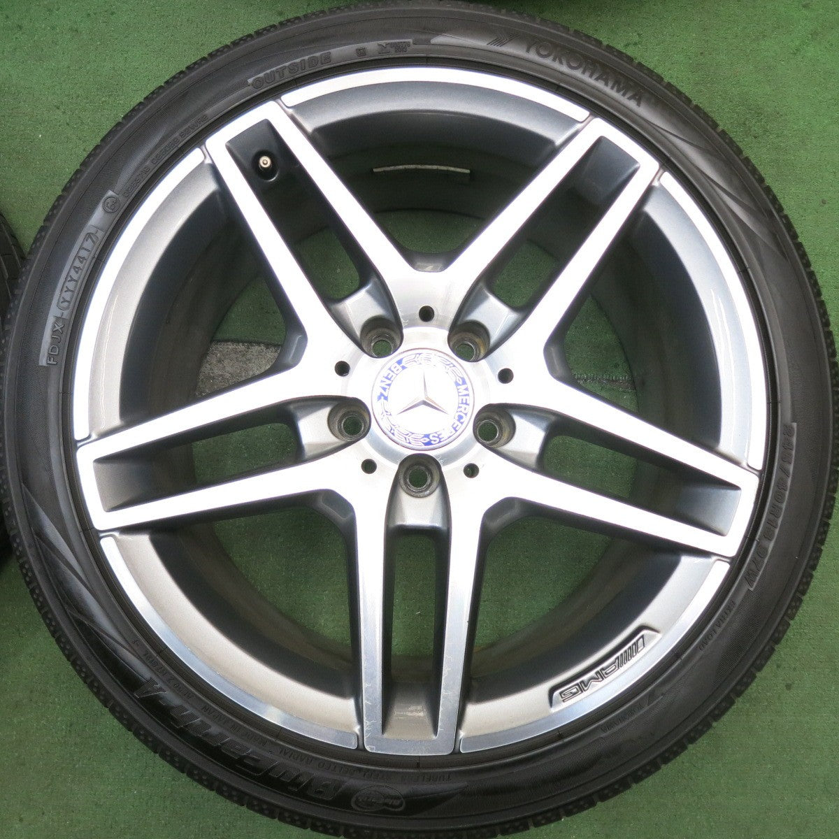 バリ溝！9.5分★ベンツ W212 Eクラス 純正 AMG 245/40R18 265/35R18 ヨコハマ BluEarth-A 18インチ PCD112/5H★5080209HAノ