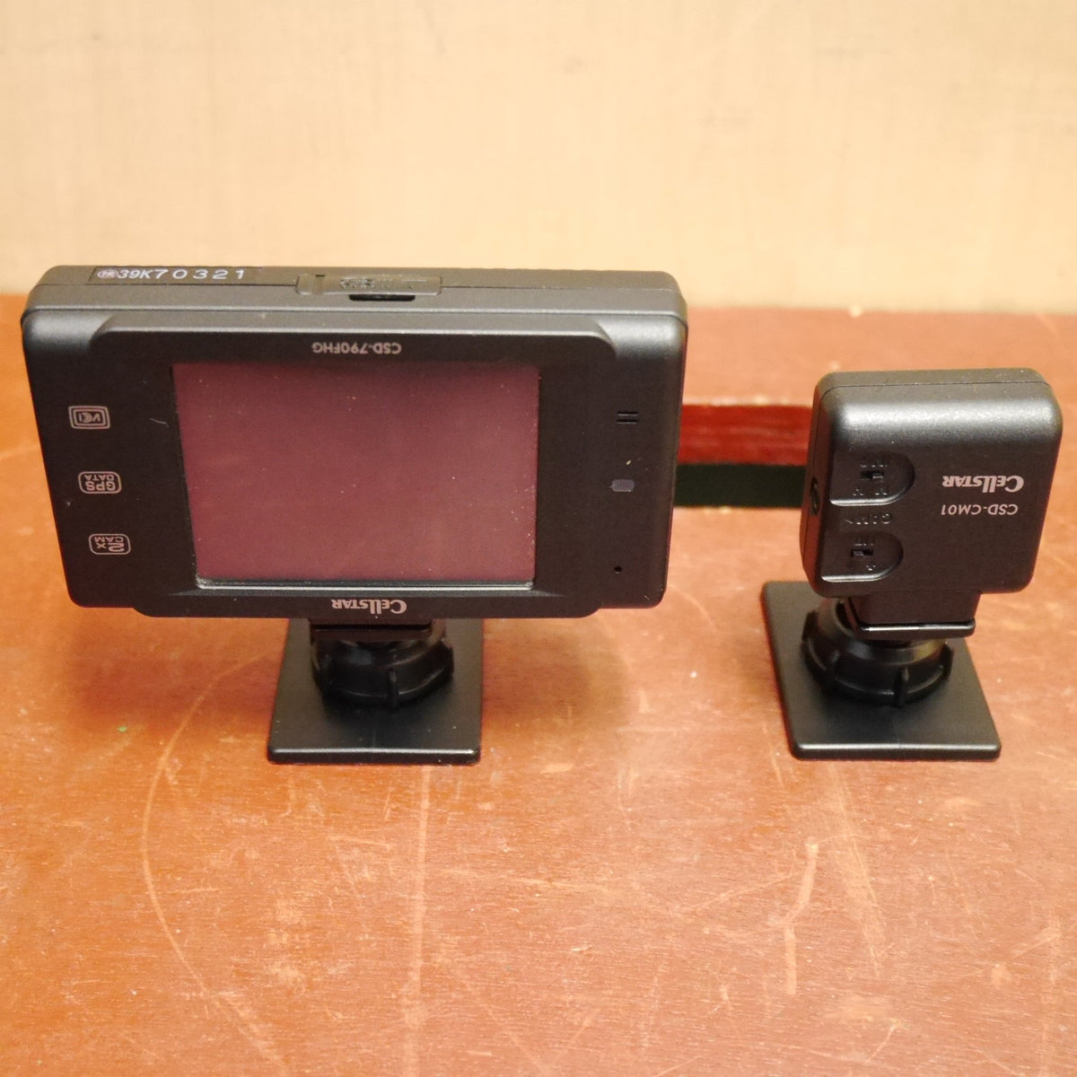 キレイ！付属品付き☆CELLSTAR セルスター 前後 2カメラ ドライブレコーダー CSD-790FHG CSD-CM01 ドラレコ フロント リア カメラ☆