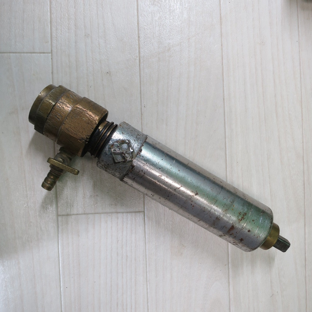 [送料無料] ☆栗本商事 手動 不断水 穿孔機 ドリル BK-500 ケース付き 水道 設備 現状品☆