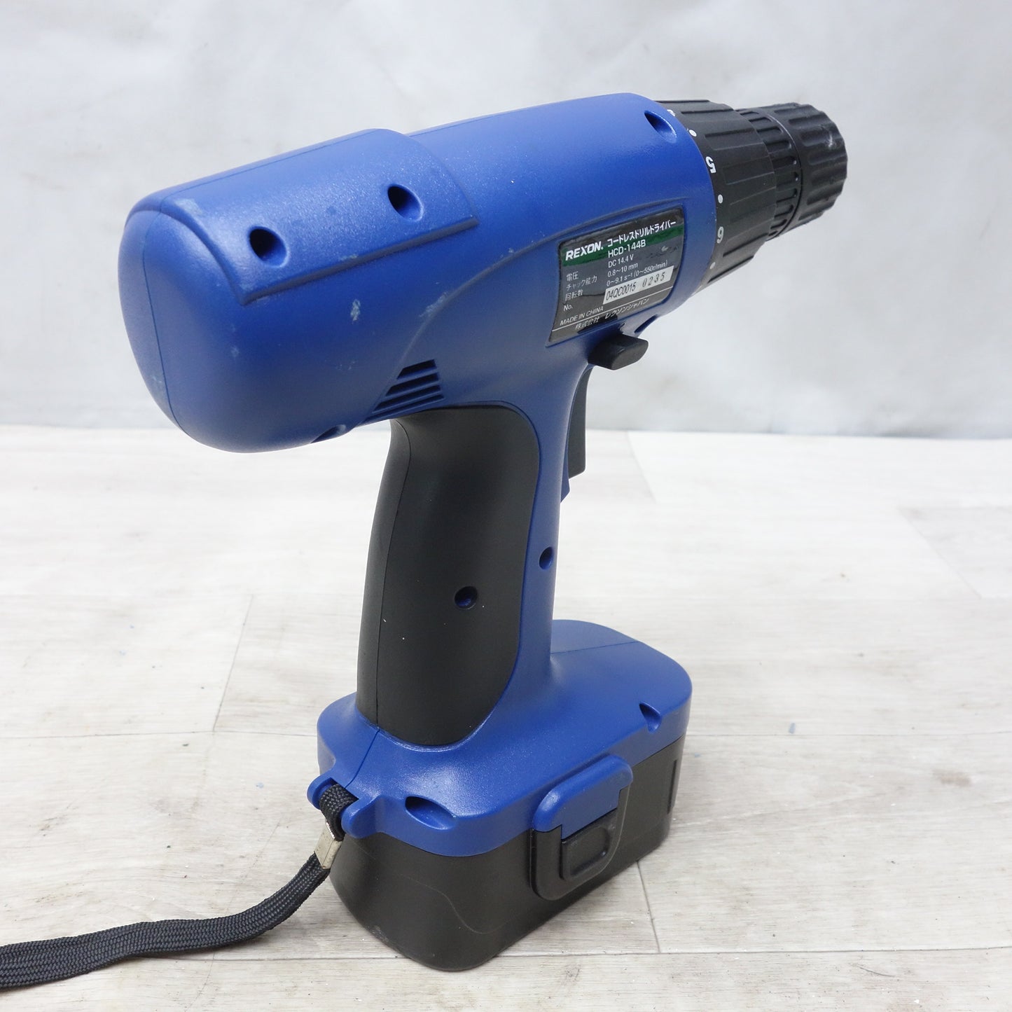 [送料無料] バッテリー2個！付属品付き◆REXON. レクソン コードレス ドリルドライバー HCD-144B 電動 工具 充電式 14.4V 充電器 ジャンク品◆
