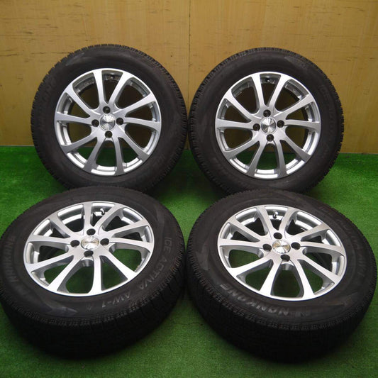 バリ溝！21年！キレイ！ほぼ10分★スタッドレス 195/65R16 ナンカン アイスアクティバ AW-1 Epsilon LA STRADA イプシロン 16インチ PCD100/4H★4121110Hス