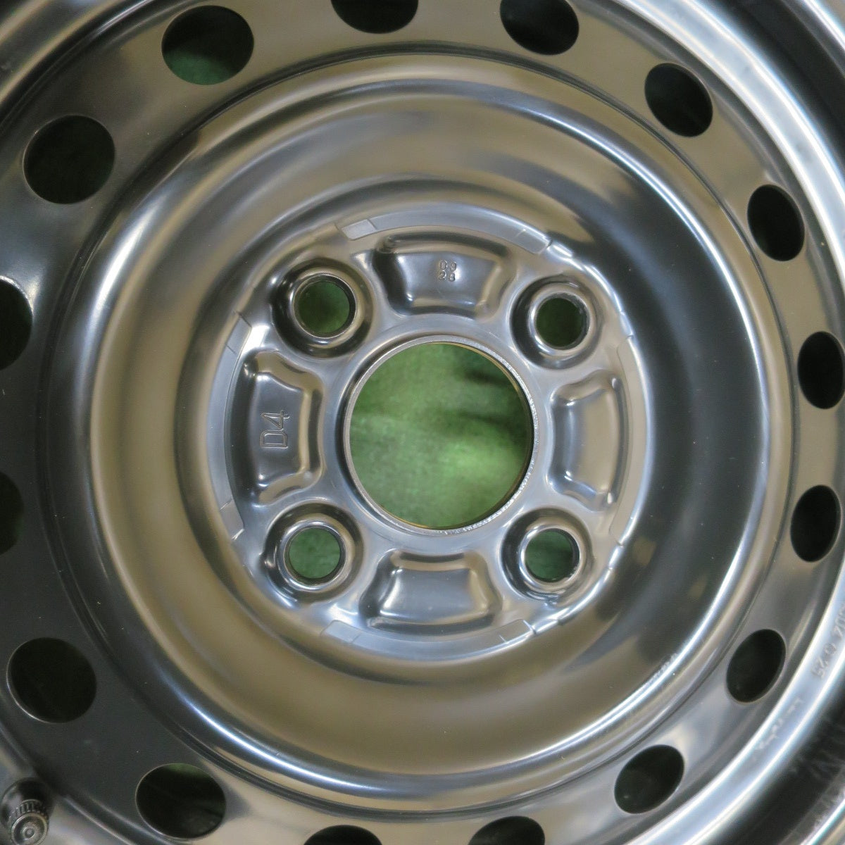 ほぼ新車外し！24年★スズキ HE33S ラパン 純正 スチール 155/65R14 ダンロップ エナセーブ EC300+ 14インチ PCD100/4H★5102412イノ