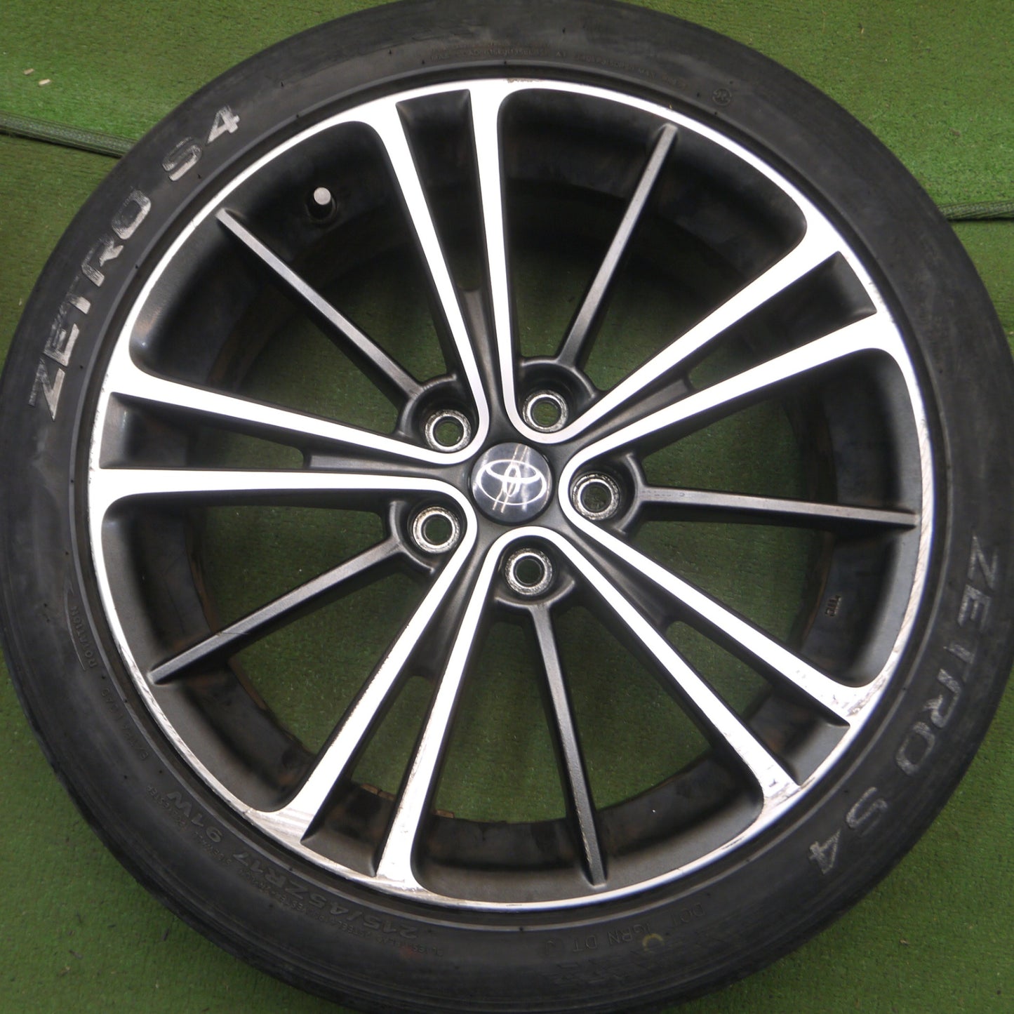 *送料無料* 4本価格★トヨタ 86 スバル BRZ 純正 215/45R17 ゼトロ S4 ヨコハマ BluEarth-A 17インチ PCD100/5H★4052207Hノ