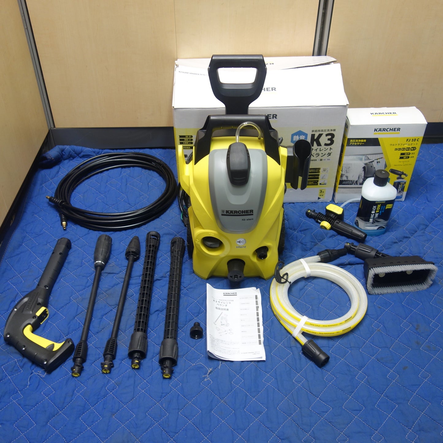 [送料無料] 付属品多数☆ケルヒャー 家庭用 高圧 洗浄機 サイレント ベランダ K3 KARCHER☆