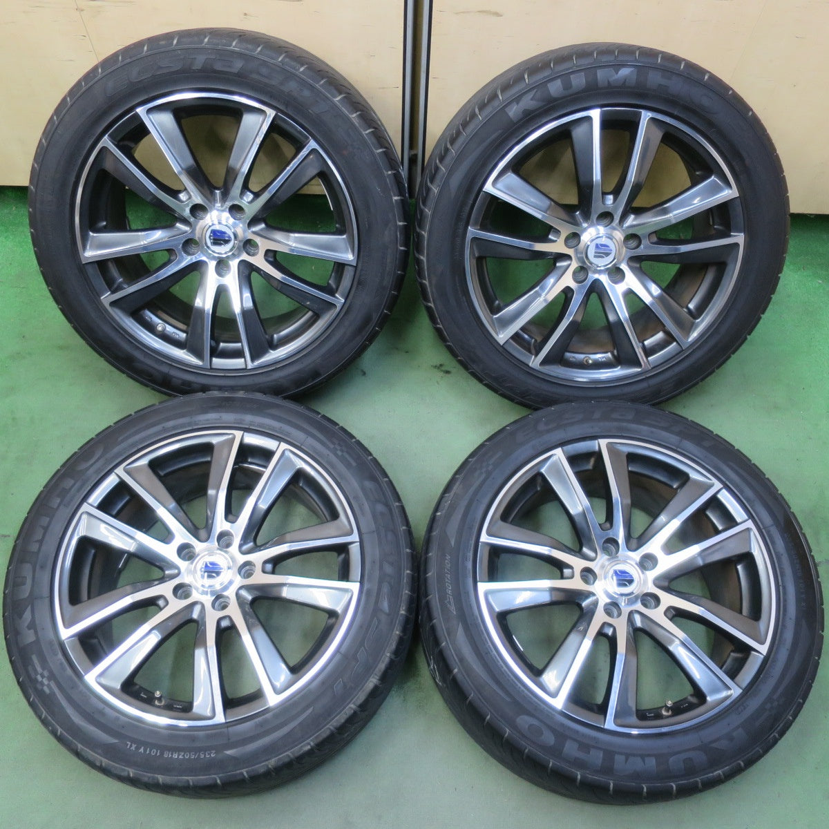 4本価格◎235/50R18 クムホ エクスタ SPT DORFREN ドルフレン 18インチ PCD114.3/5H◎6072706イノ