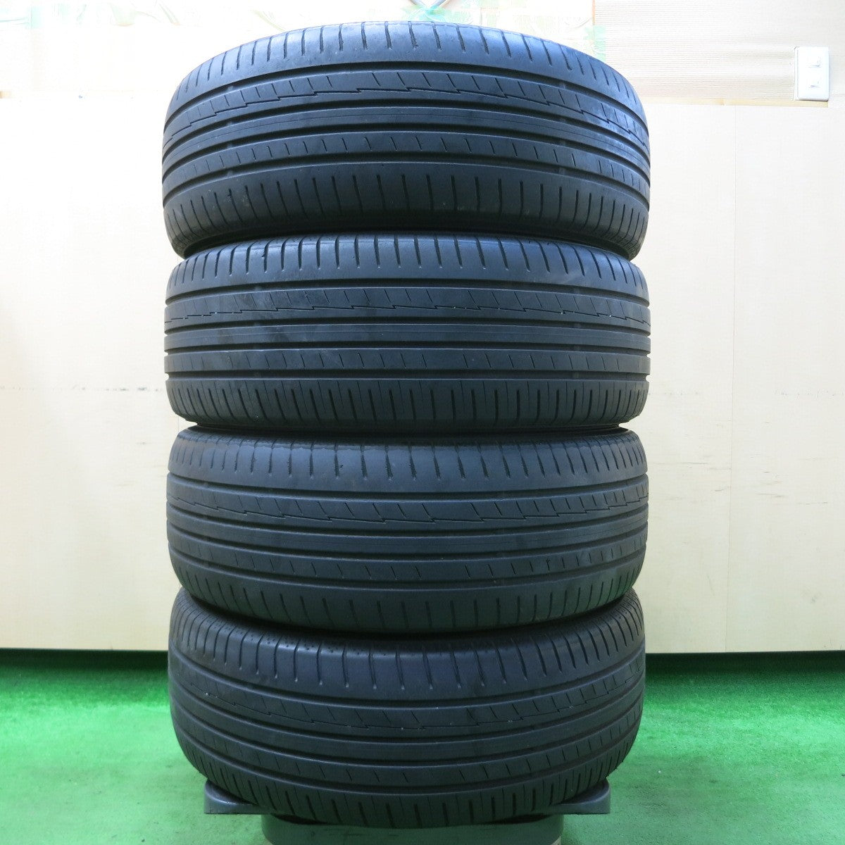 *送料無料* キレイ★スバル インプレッサ 純正 205/55R16 ヨコハマ BluEarth-A 16インチ PCD100/5H★4040604イノ