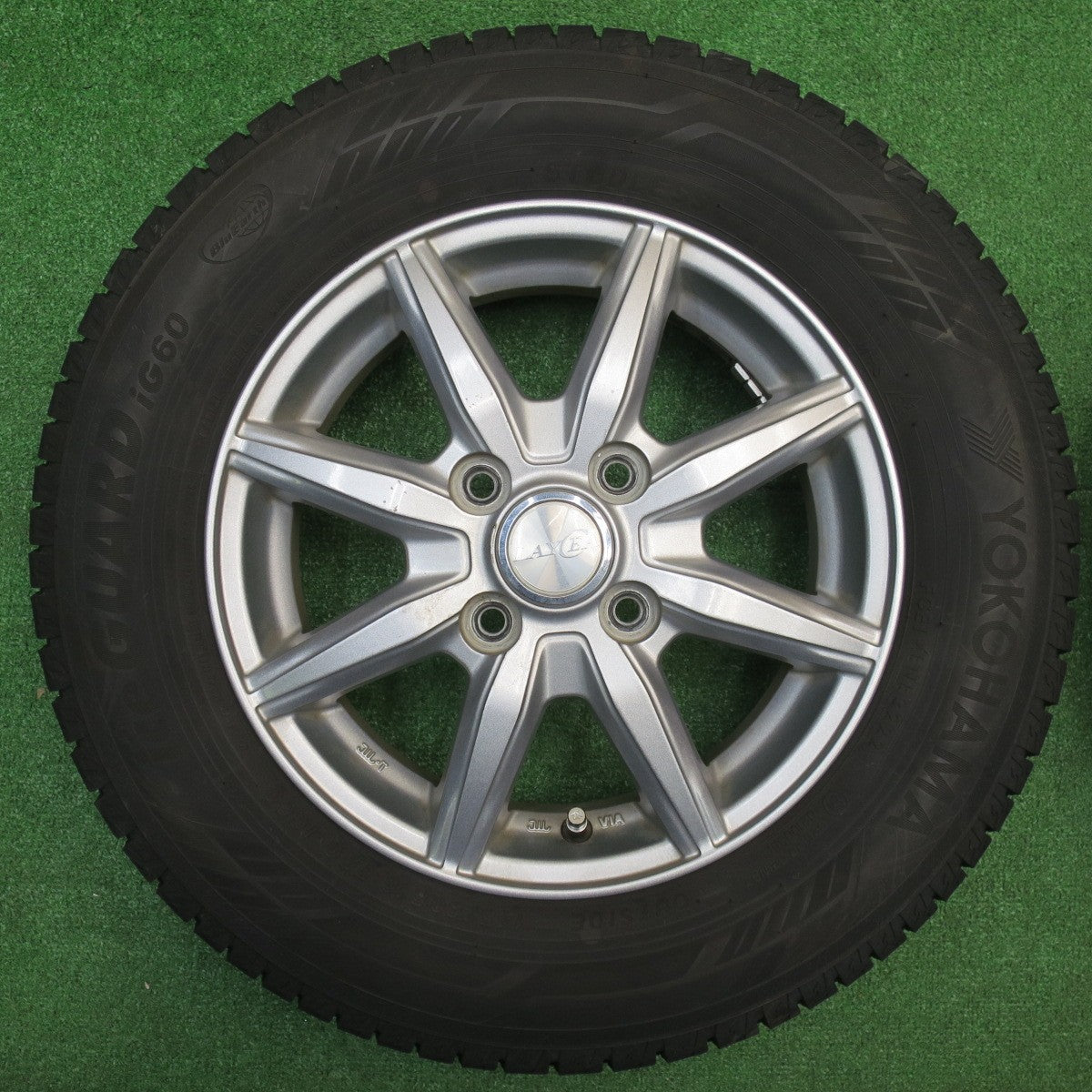 バリ溝！22年！8.5分★スタッドレス 145/80R13 ヨコハマ アイスガード iG60 LAYCEA レイシア 13インチ PCD100/4H★5110405NJス