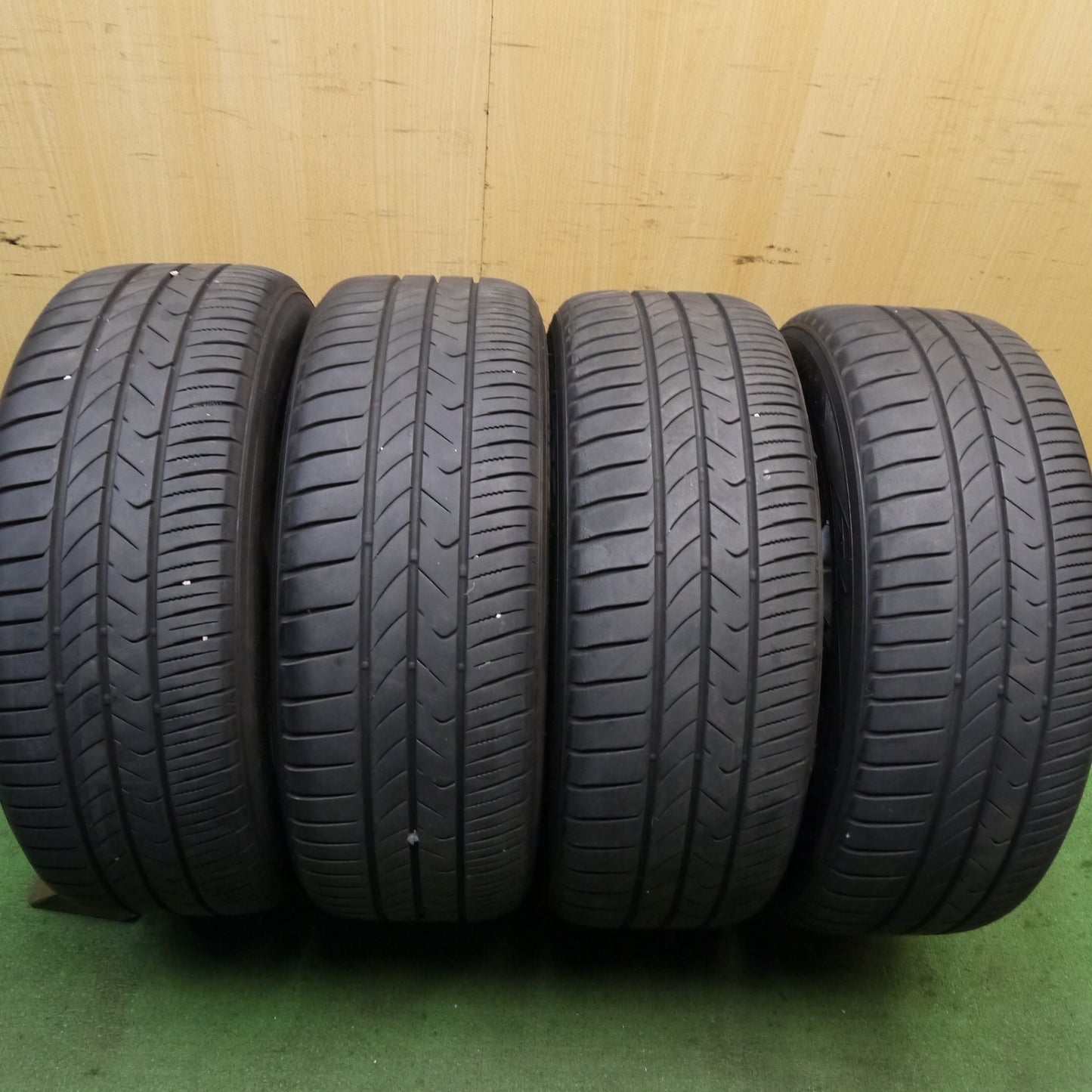 激レア！希少！付属付き！バリ溝！22年！キレイ！9.5分★WORK TEQUILA 205/55R16 トーヨー トランパス MP7 ワーク テキーラ PCD114.3/4H 5H マルチ★5081804Hノ