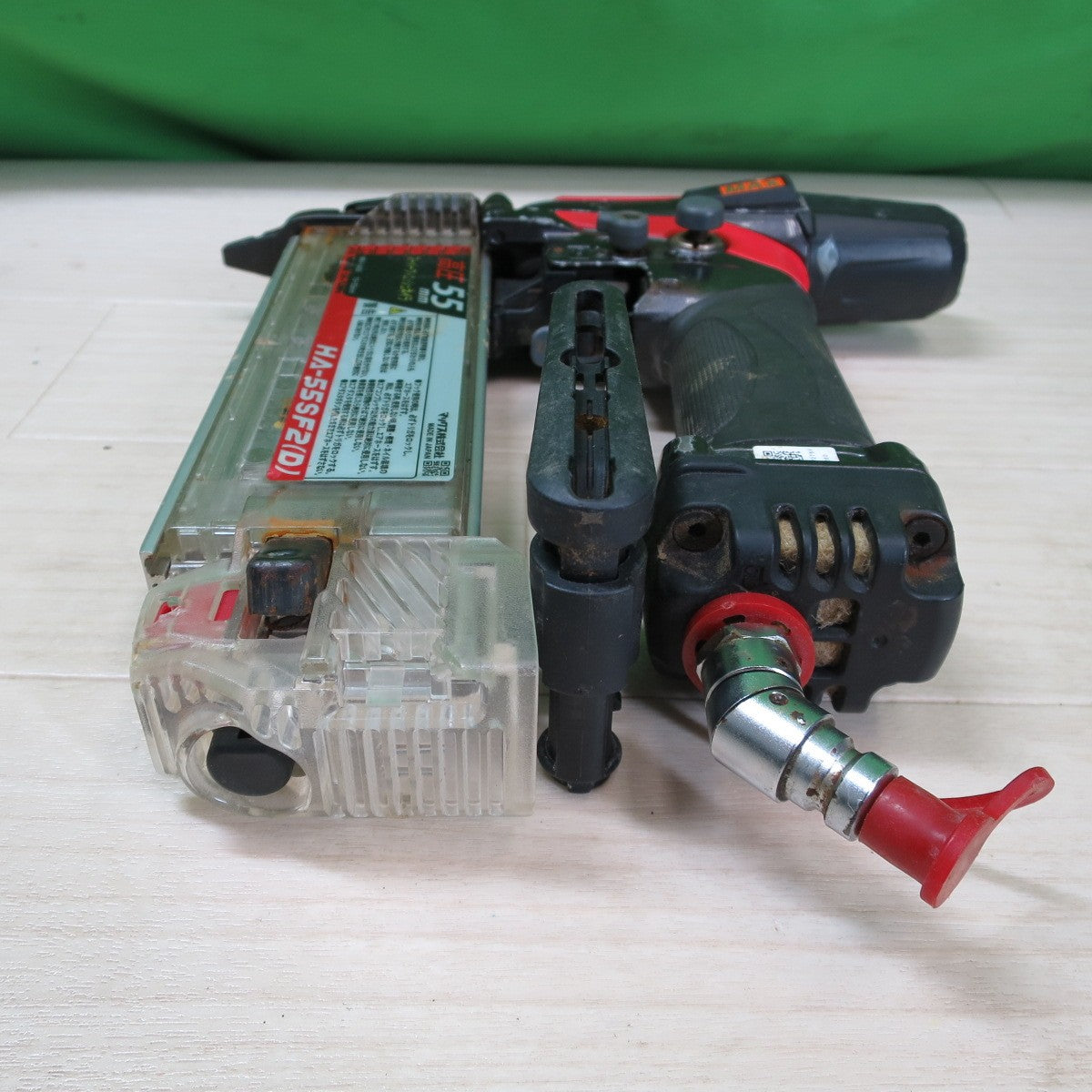 [送料無料] ☆MAX マックス 高圧 55mm スーパー フィニッシュ ネイラ HA-55SF2(D) エアー ツール 工具 釘打ち機 釘打機 ジャンク品☆