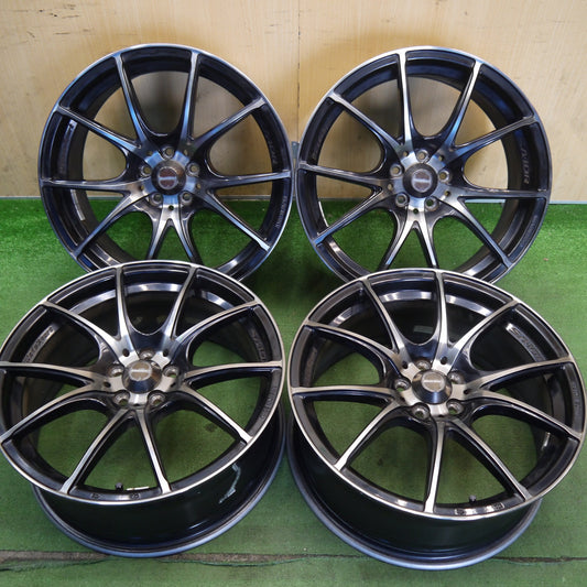 キレイ★プリウス 86 BRZ 等 WedsSport SA-10R 18インチ ホイール ウェッズ スポーツ 18×7.5J PCD100/5H★6062908Hホ