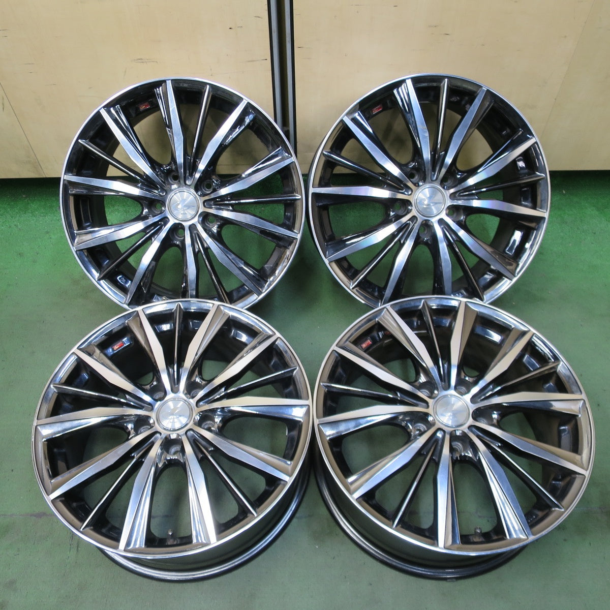 4本価格★LEONIS VX weds 17インチ レオニス ウェッズ ホイール 17×7J PCD114.3/5H★6062002NGホ
