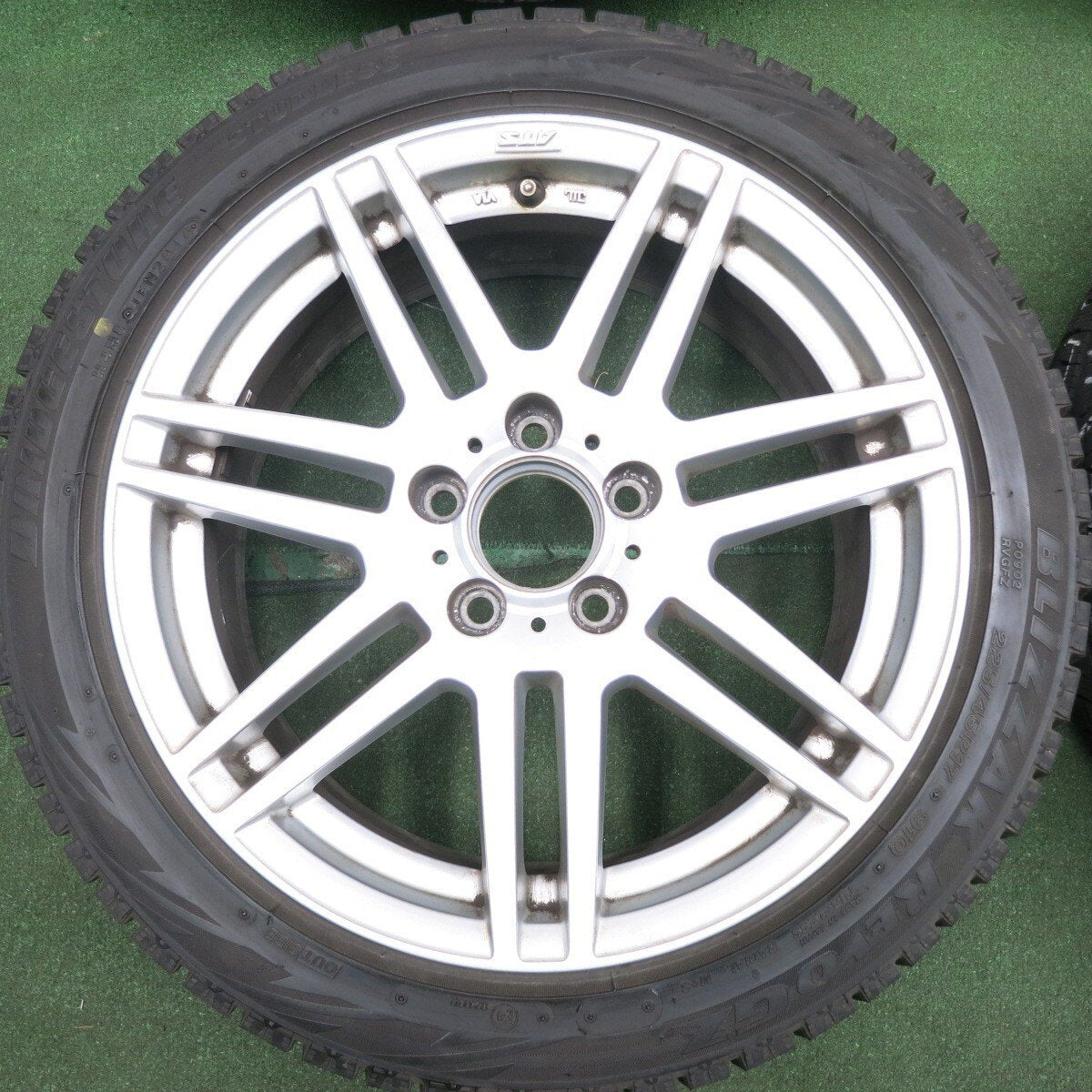 バリ溝！8.5分★ワーゲン等 ATS 225/45R17 スタッドレス ブリヂストン ブリザック REVO GZ RFT PCD112/5H★★4052302HAス