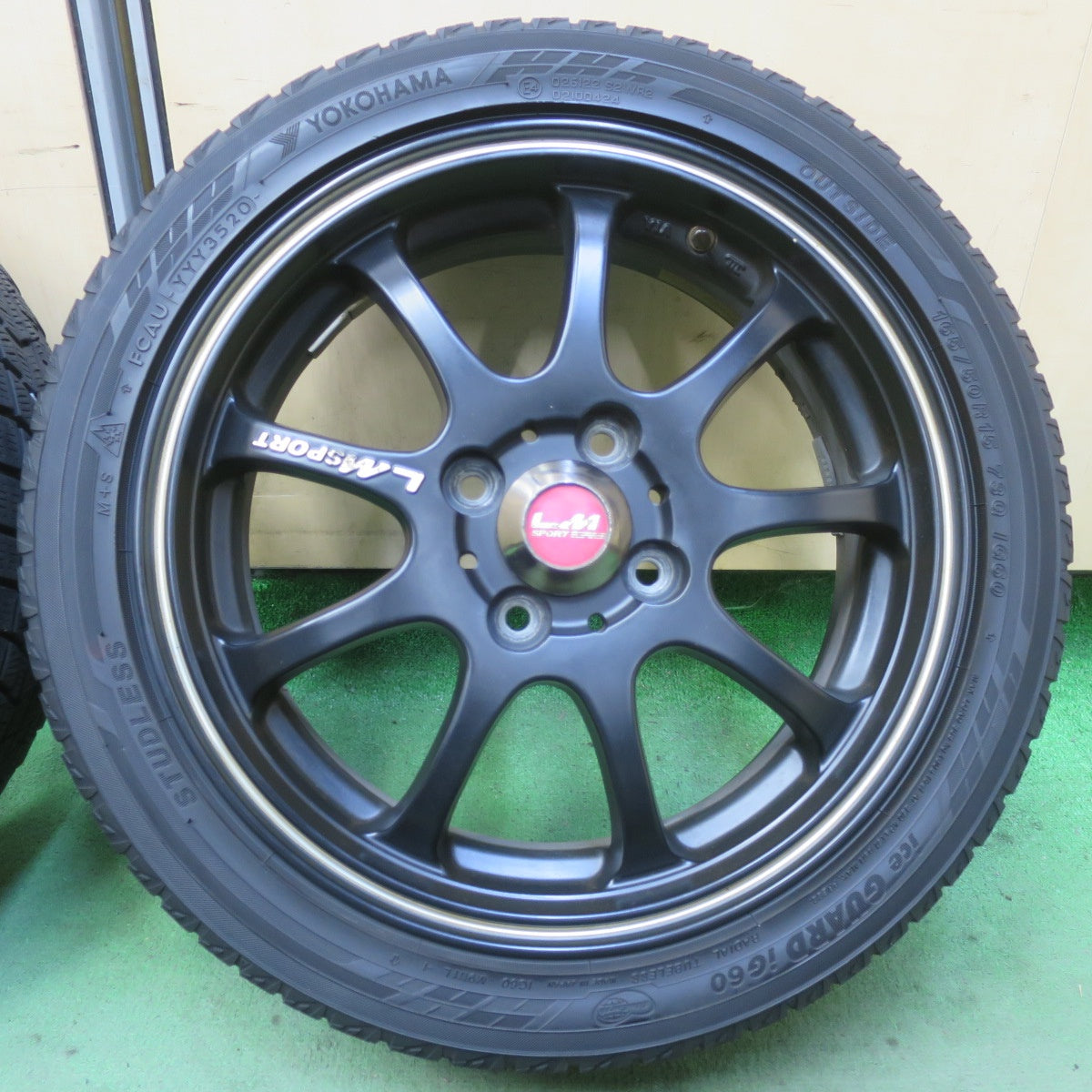 4本価格◎スタッドレス 165/50R15 ヨコハマ アイスガード iG60 LM SPORT LMスポーツ 15インチ 軽サイズ PCD100/4H◎6080705イス