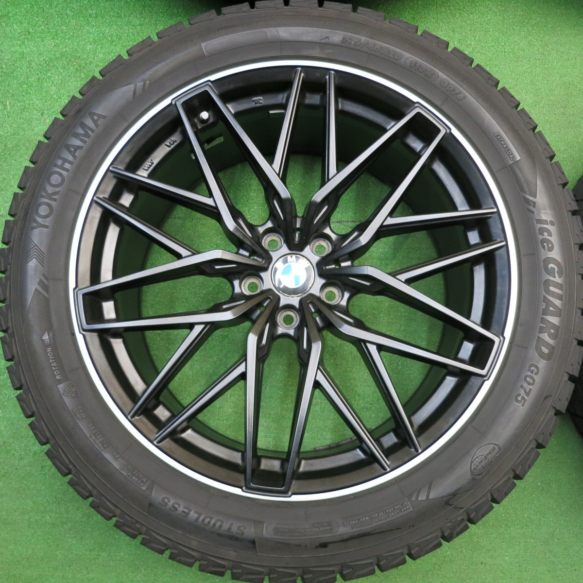 バリ溝！9.5分以上★BMW X5 G05 X7 G07 EUROBAHN nurburg MTX 275/45R20 スタッドレス ヨコハマ アイスガード G075 ユーロバーン ニュルブルグ 20インチ PCD112/5H★5122007HAス