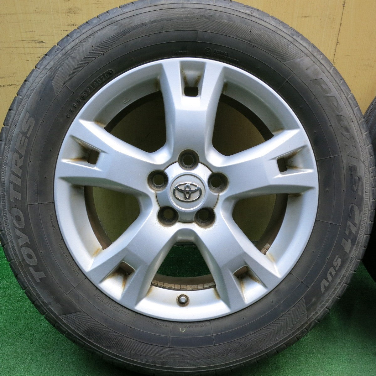 4本価格★トヨタ RAV4 純正 225/65R17 トーヨー プロクセス CL1 SUV 17インチ PCD114.3/5H★5062702AKノ