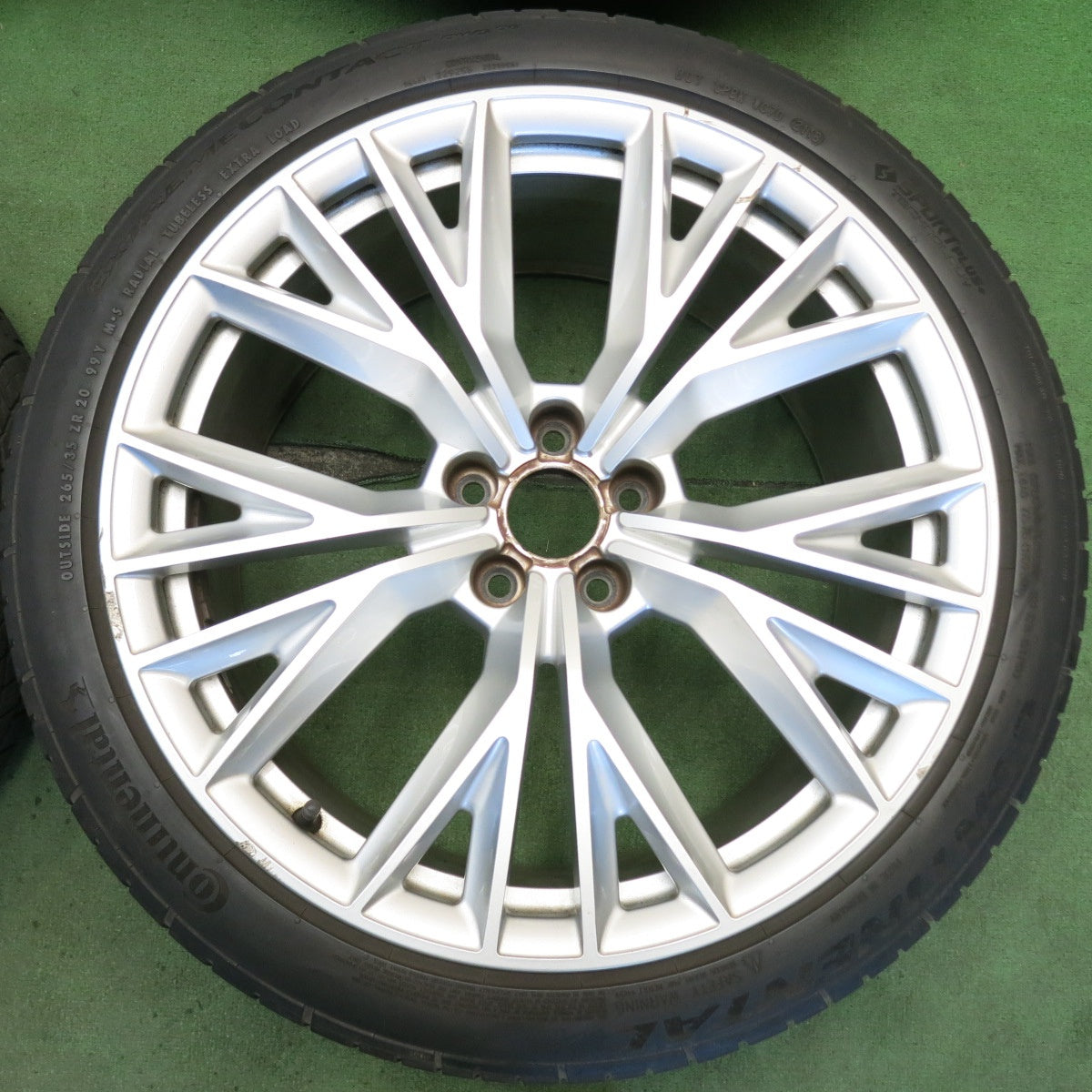 4本価格◎アウディ A7 4G 純正 265/35R20 コンチネンタル エクストリームコンタクト DWS06 20インチ PCD112/5H◎6072603HAノ