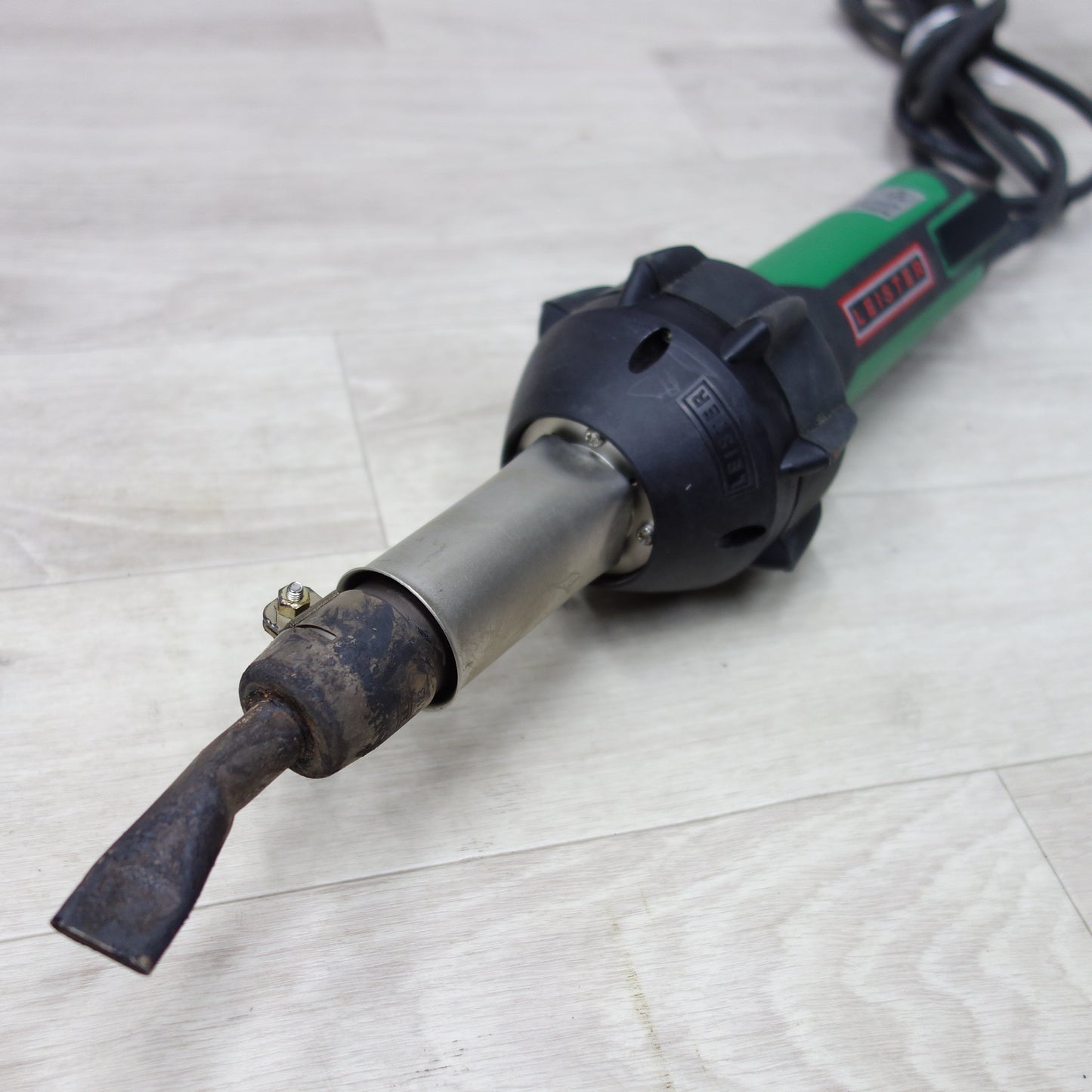 [送料無料] 付属品付き◆LEISTER ライスター ヒート ガン ホット ガン 熱風 溶接機 トリアック ST 141.230 ケース付き 電動 工具 (2)◆