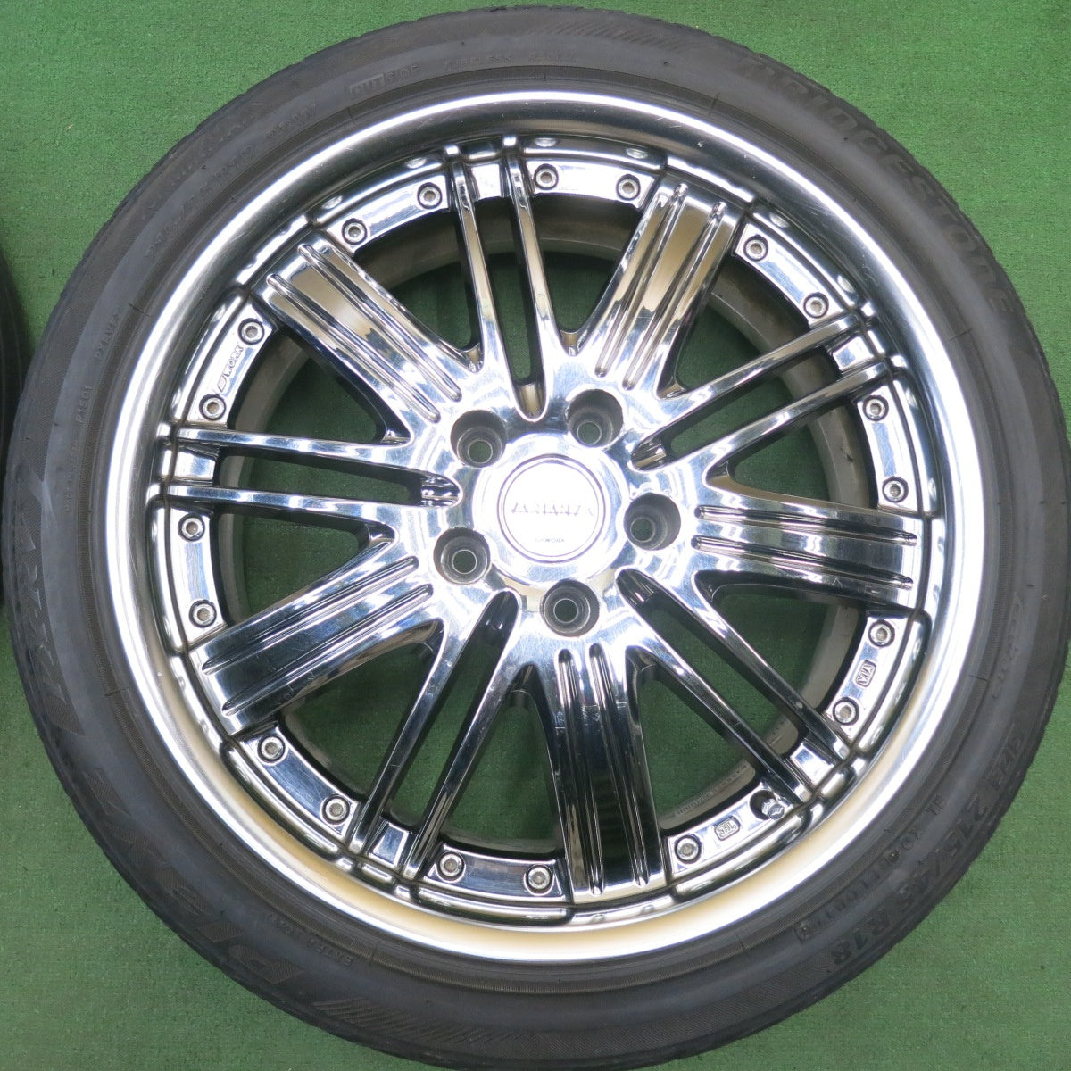 4本価格★WORK VARIANZA VRF 215/45R18 ブリヂストン プレイズ PX-RV for MINIVAN ワーク ヴァリアンツァ 18インチ PCD114.3/5H★6050206HAノ