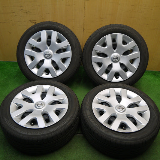 キレイ！23年★日産 リーフ 純正 スチール 205/55R16 ヨコハマ BluEarth-GT AE51 16インチ PCD114.3/5H★5043001Hノ